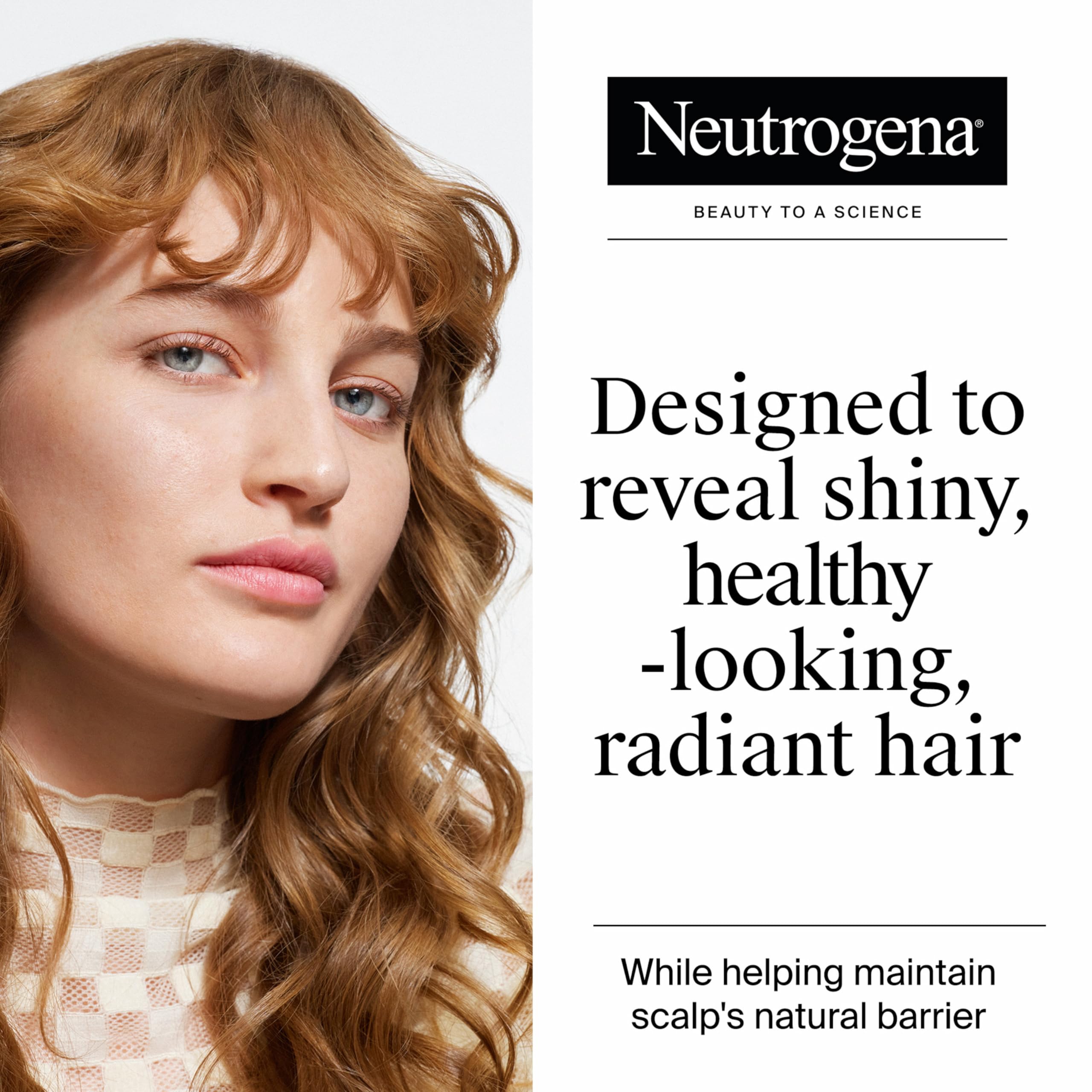 Neutrogena Exfoliating Healthy Scalp Clarifying Shampoo for Oily Hair & Color-Treated Hair | Pink Grapefruit, pH-Balanced, Sulfate-Free, 12 Fl Oz