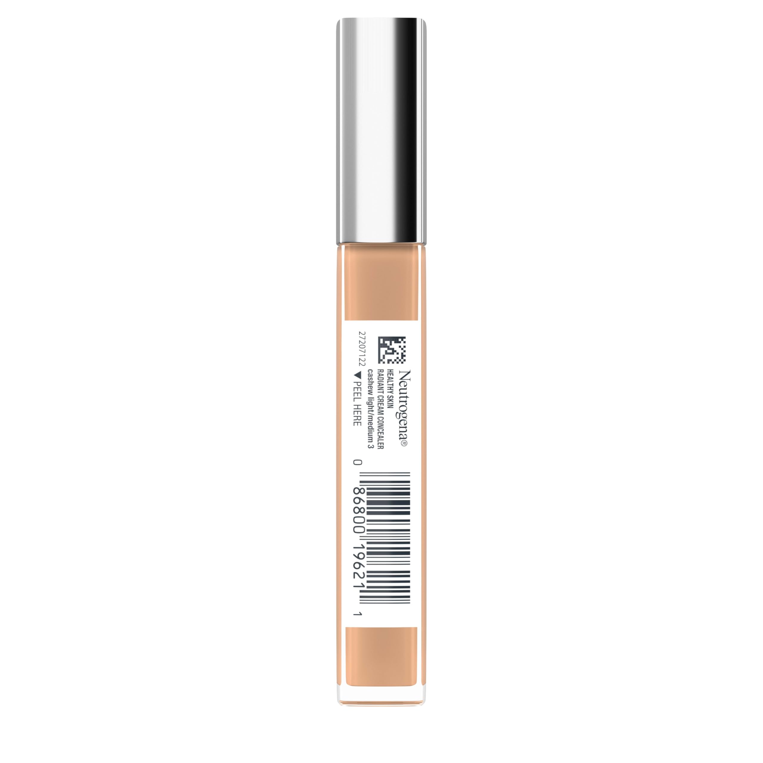 Neutrogena Healthy Skin Radiant Brightening Cream Concealer – Lightweight, Non-Comedogenic (Cashew Light/Medium 03, 0.24 oz)