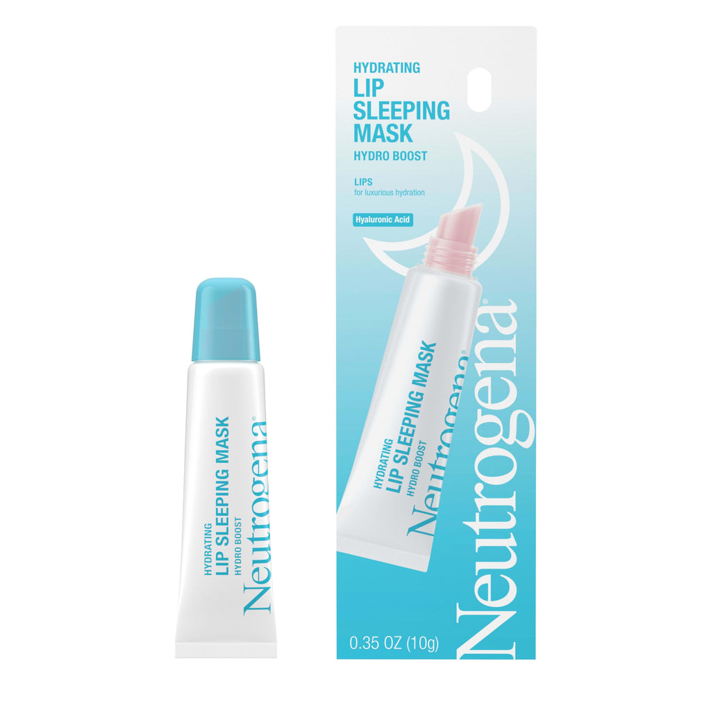 Neutrogena Hydro Boost Lip Sleeping Mask with Hyaluronic Acid – Fragrance Free, 0.35 oz