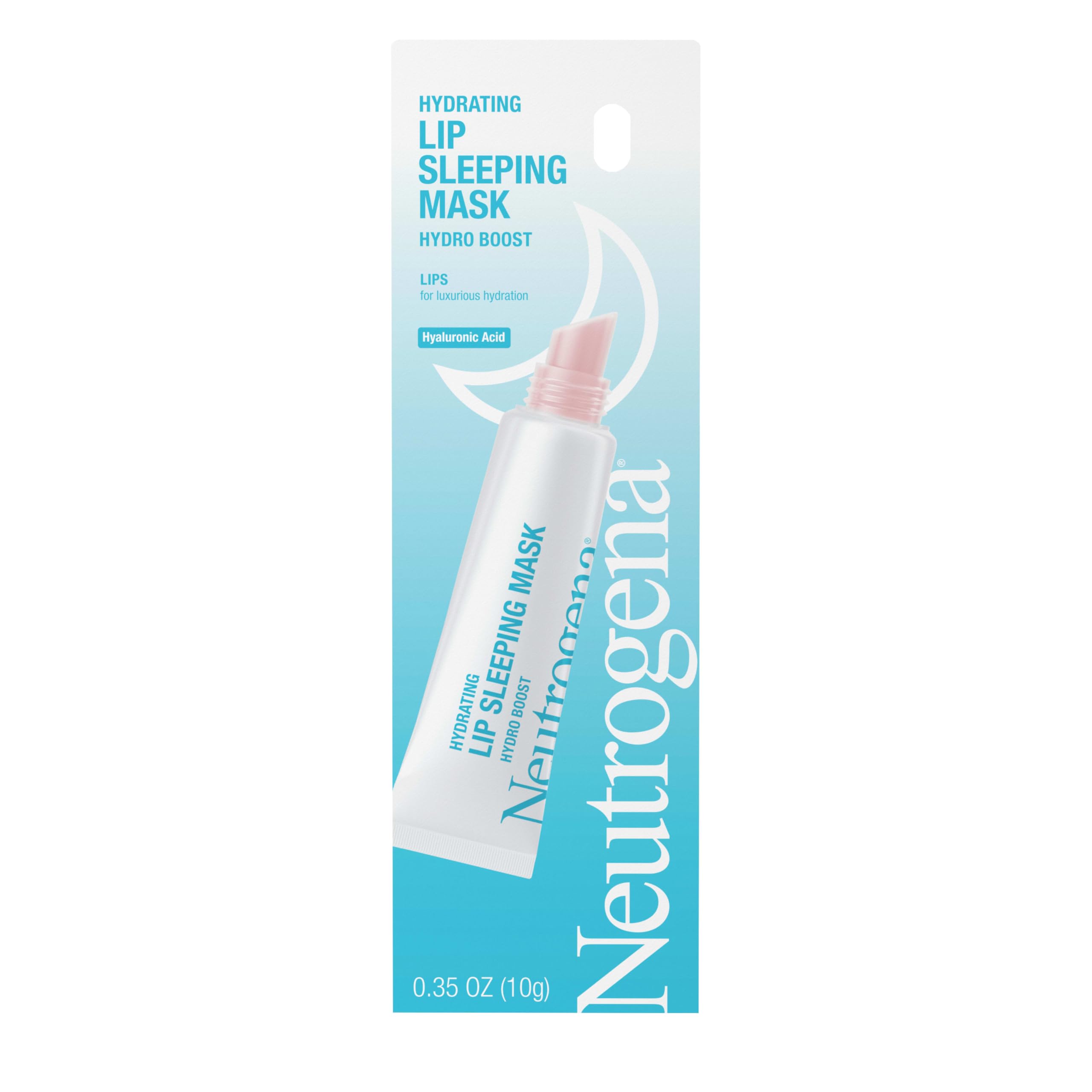 Neutrogena Hydro Boost Lip Sleeping Mask with Hyaluronic Acid – Fragrance Free, 0.35 oz
