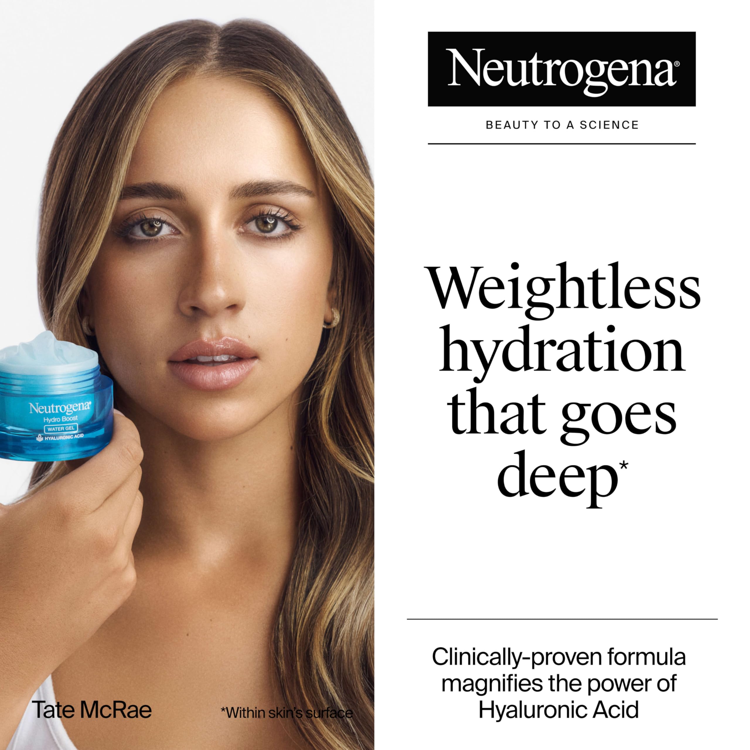 Neutrogena Hydro Boost Water Gel – 24-Hour Hydration for Normal/Oily Skin | Hyaluronic Acid, Signature Fragrance, Pack of 3 (1.7 oz each)