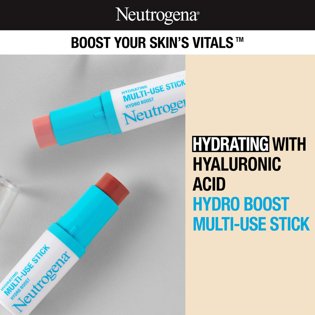 Neutrogena Hydro Boost Hydrating Multi-Use Makeup Stick – Soft Pink, 0.26 oz