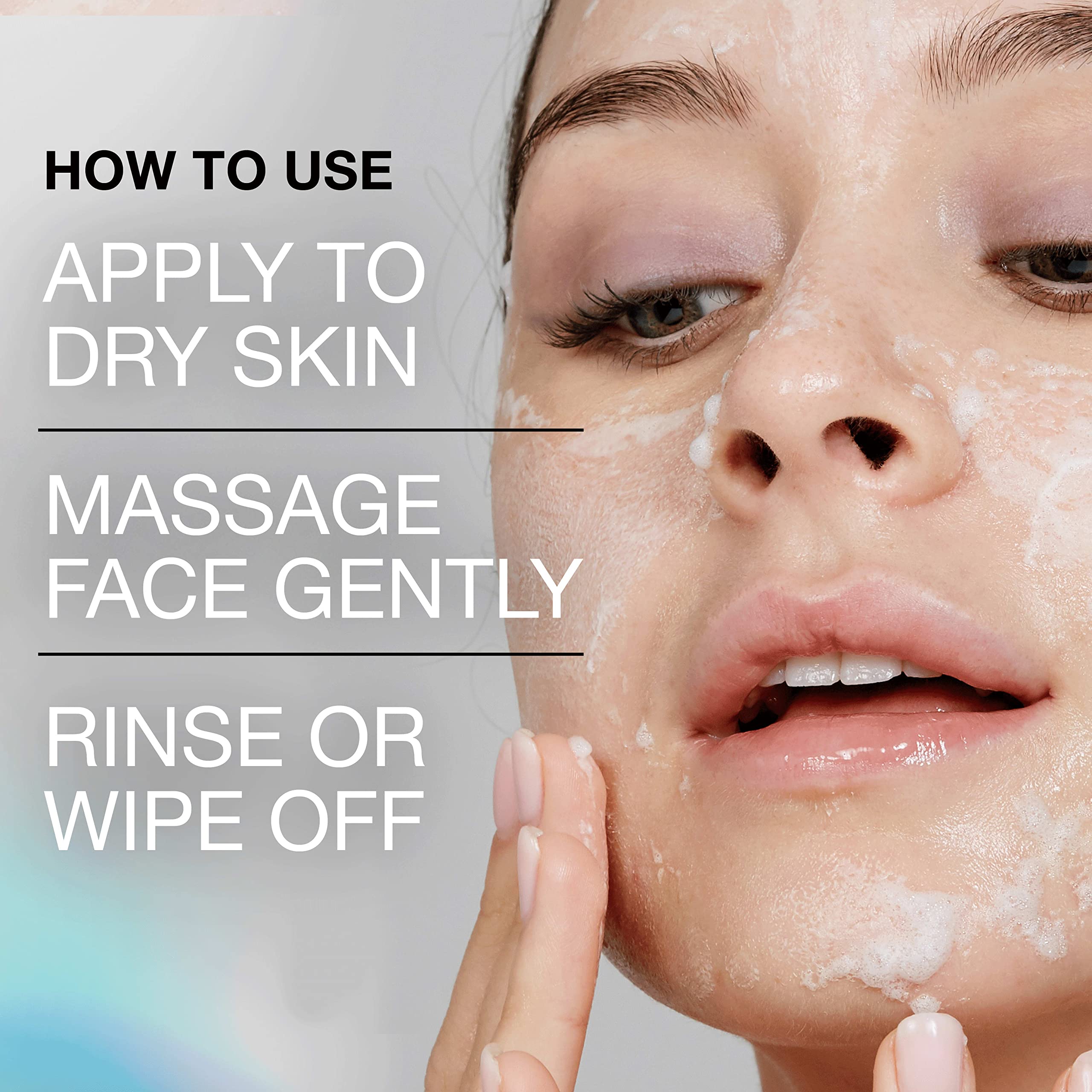 Neutrogena Makeup Melting Jelly Cleanser — Oil-Free Eye & Face Remover with 7% Emollient-Vitamin Complex, 6.3 fl oz