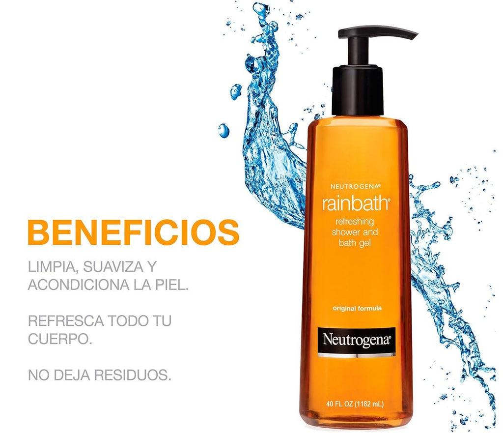 Neutrogena Rainbath Moisture-Rich Shower & Bath Gel – 40 oz Pump