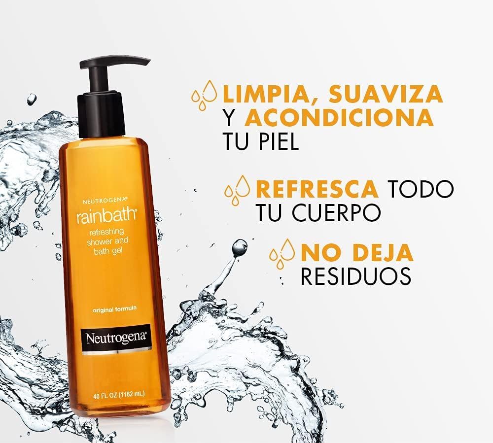 Neutrogena Rainbath Moisture-Rich Shower & Bath Gel – 40 oz Pump