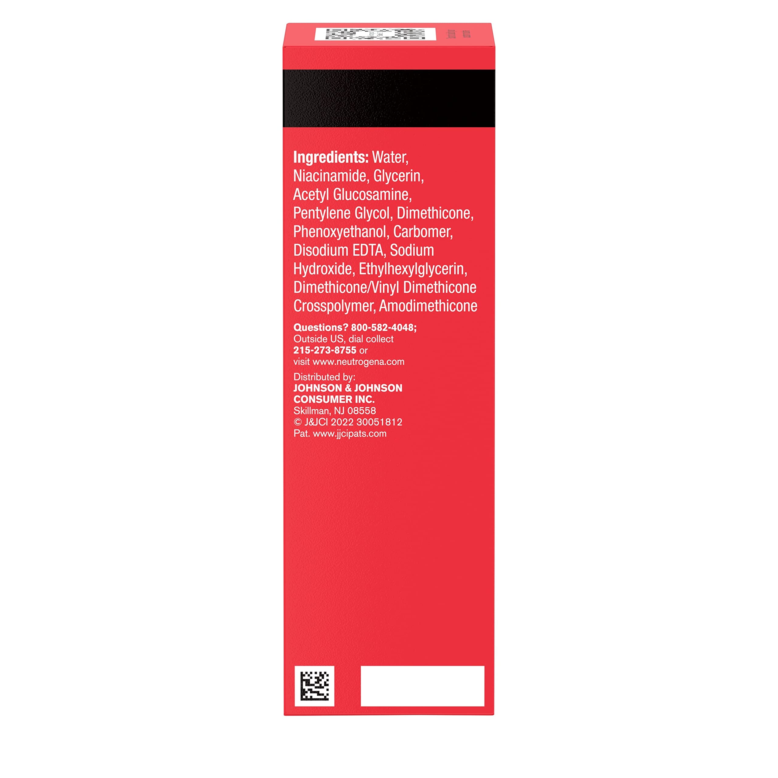 Neutrogena Stubborn Texture Resurfacing Serum – 10% Niacinamide & 4% Neoglucosamine, Fragrance-Free, 1 oz