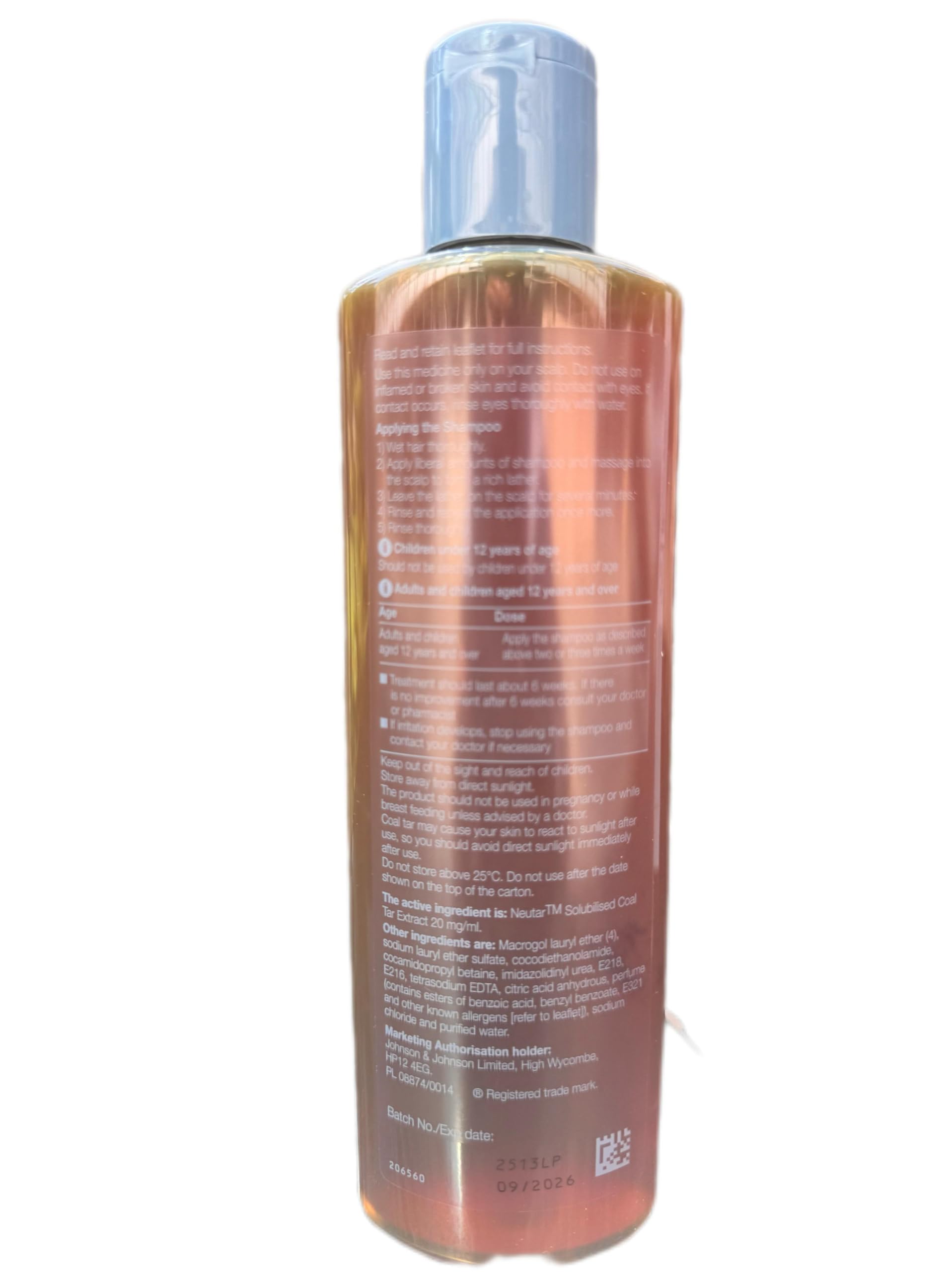 Neutrogena T-Gel Therapeutic Anti Dandruff Shampoo - 250 ml