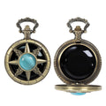 NewRiu Scrying Mirror Black Obsidian – Vintage Pocket-Watch Divination Tool for Meditation & Witchcraft