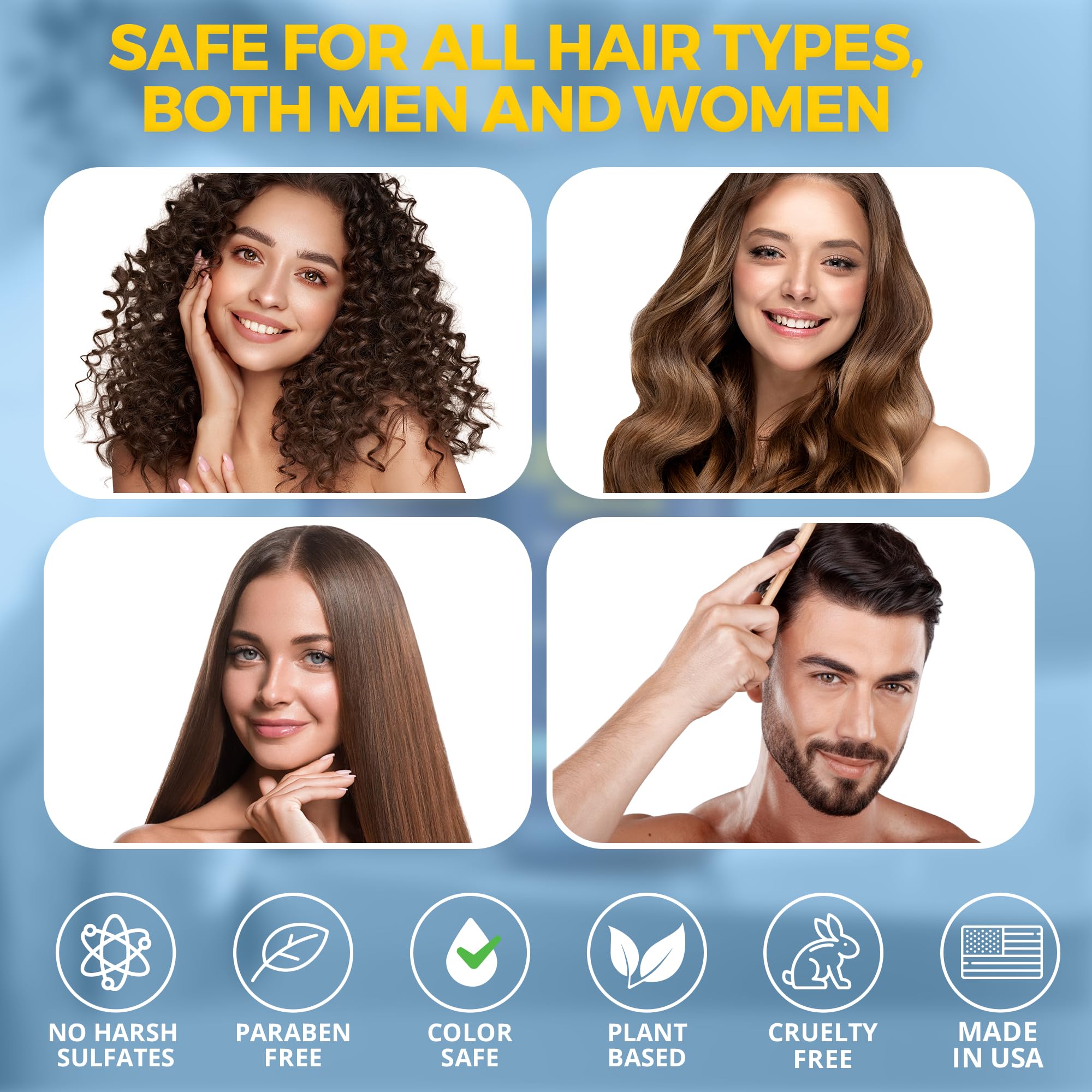 Nexon Botanics Keratin Shampoo & Conditioner Set – 16 fl oz Each | Strength, Moisture & Color Safe