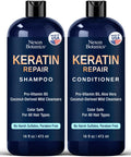 Nexon Botanics Keratin Shampoo & Conditioner Set – 16 fl oz Each | Strength, Moisture & Color Safe