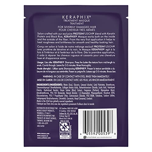 Nexxus Keraphix Masque for Damaged Hair – 1.5 oz, 20 Count