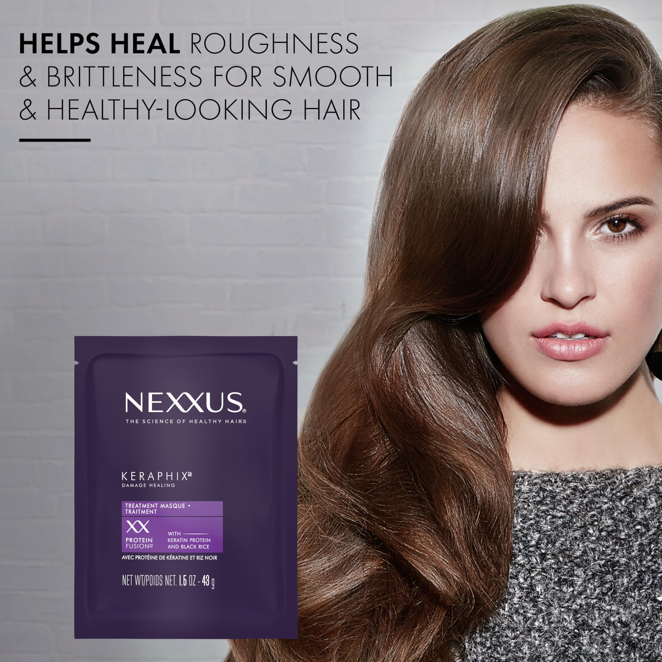 Nexxus Keraphix Masque for Damaged Hair – 1.5 oz, 20 Count