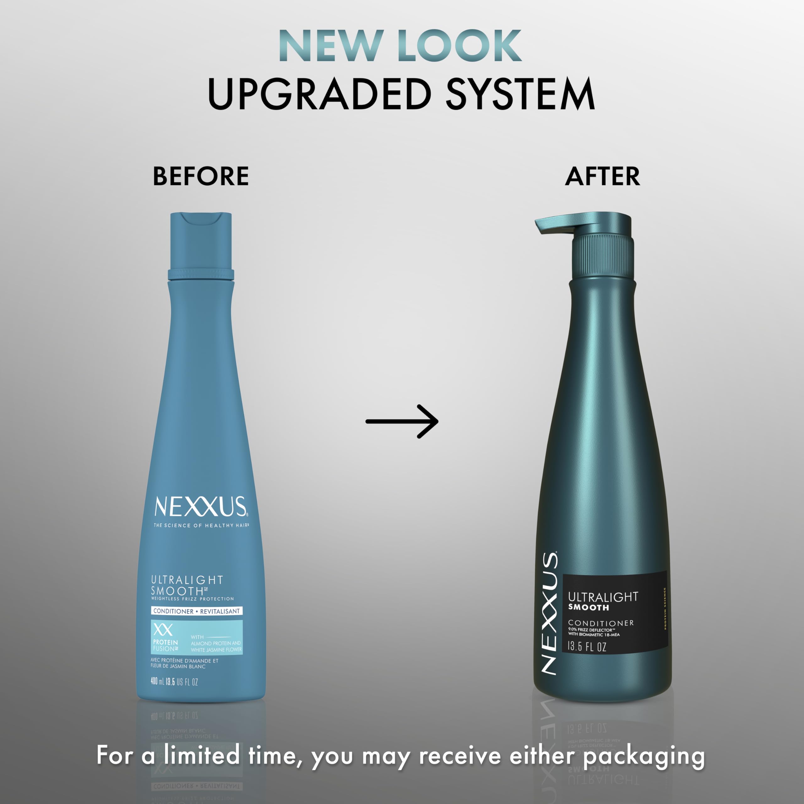 Nexxus Ultralight Smooth Conditioner – Weightless Frizz Defense (13.5 oz)