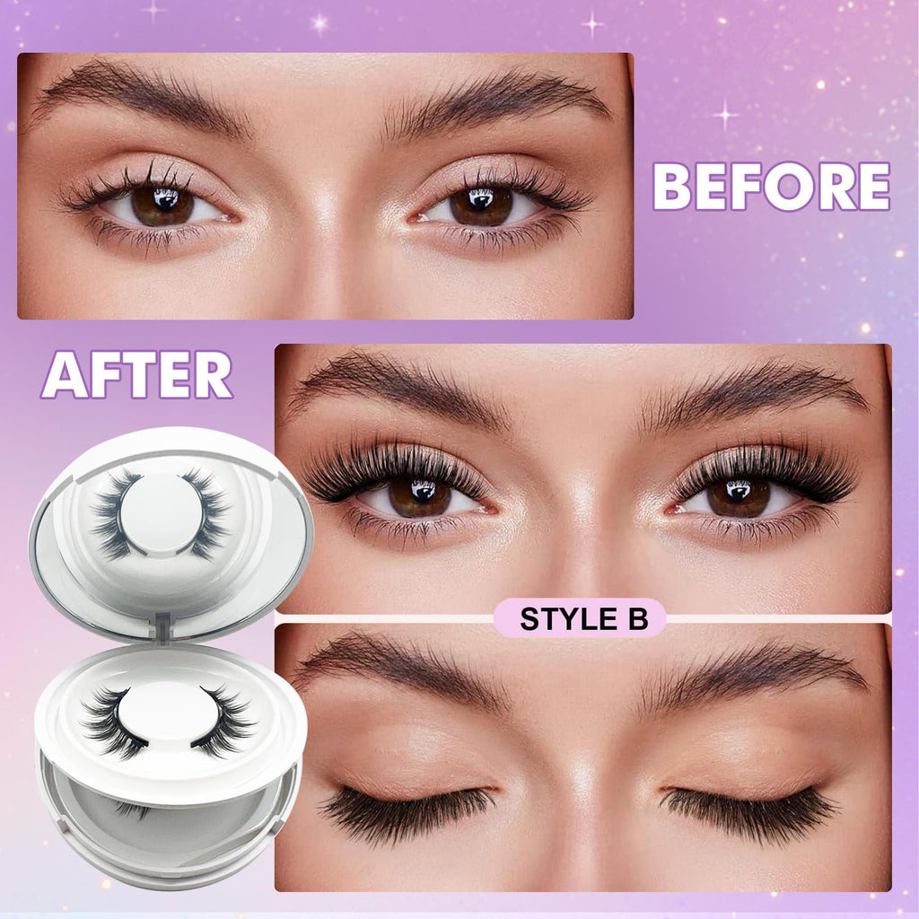 Hunnyfit Magnetic Lashes by NGWDBA | Reusable Magnetic Eyelashes with Applicator