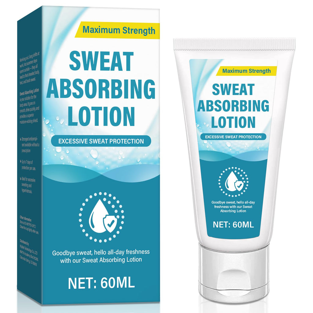NHZ Antiperspirant Sweat-Absorbing Lotion – Fast-Absorbing, Quick-Dry (2.03 fl oz)