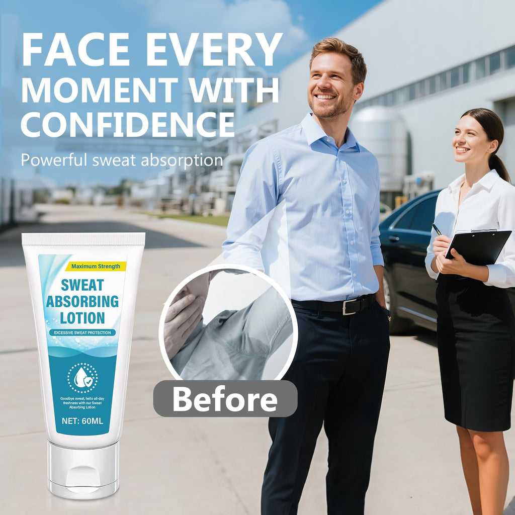 NHZ Antiperspirant Sweat-Absorbing Lotion – Fast-Absorbing, Quick-Dry (2.03 fl oz)