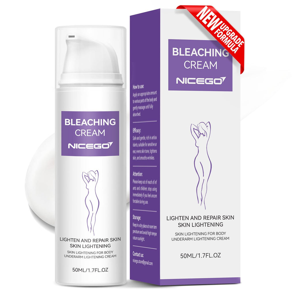 NiceGo Dark Spot Remover Cream with Vitamin C – Body Brightening & Hydration (1.7 fl oz)