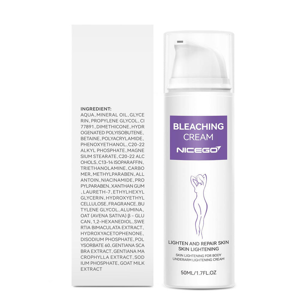 NiceGo Dark Spot Remover Cream with Vitamin C – Body Brightening & Hydration (1.7 fl oz)
