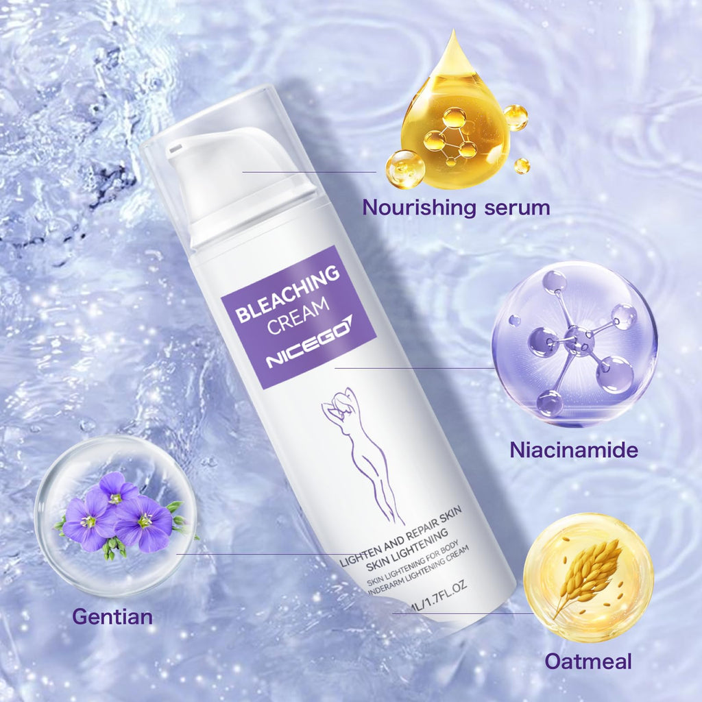 NiceGo Dark Spot Remover Cream with Vitamin C – Body Brightening & Hydration (1.7 fl oz)