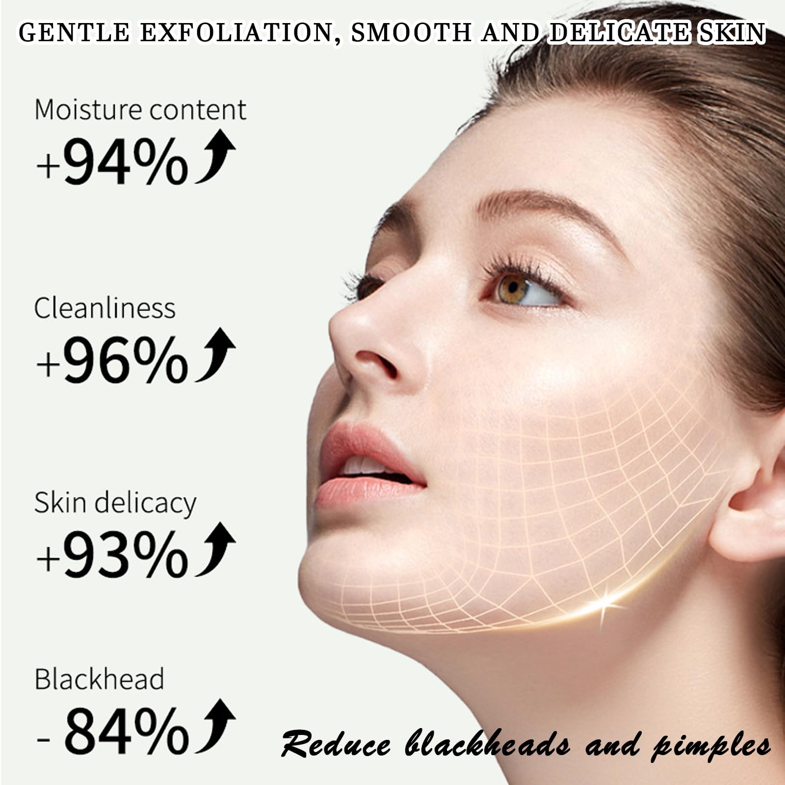 Nichalous Purifying Exfoliating Gel – 2-Pack 50g Gentle Enzymatic Facial Exfoliator