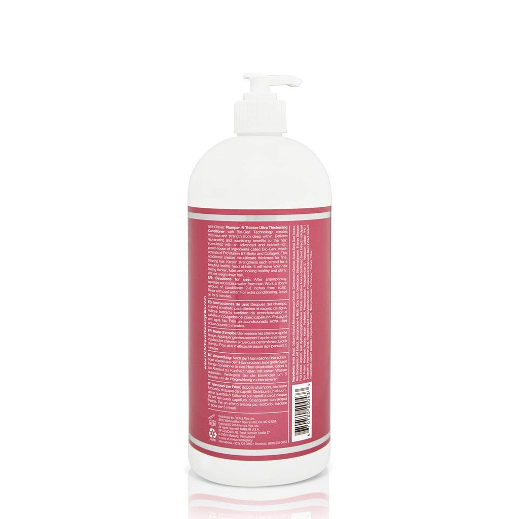 Nick Chavez Plumper N Thicker Ultra Thickening Conditioner – 32oz