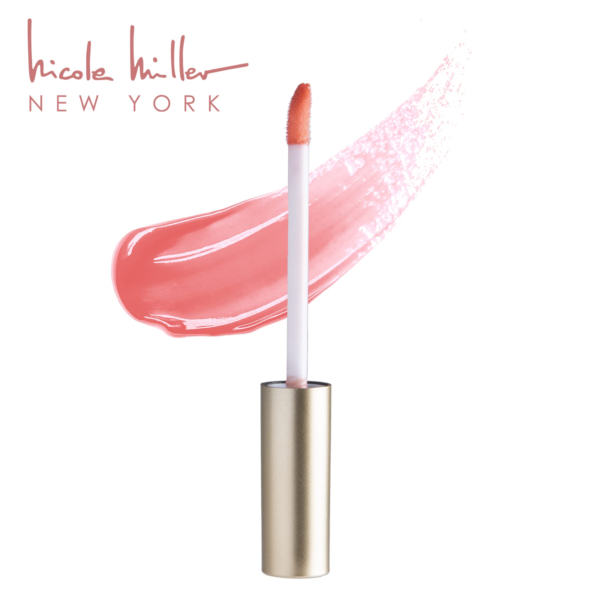 Nicole Miller New York Lip Gloss Collection – 10 Shimmery Shades in Peach Pack