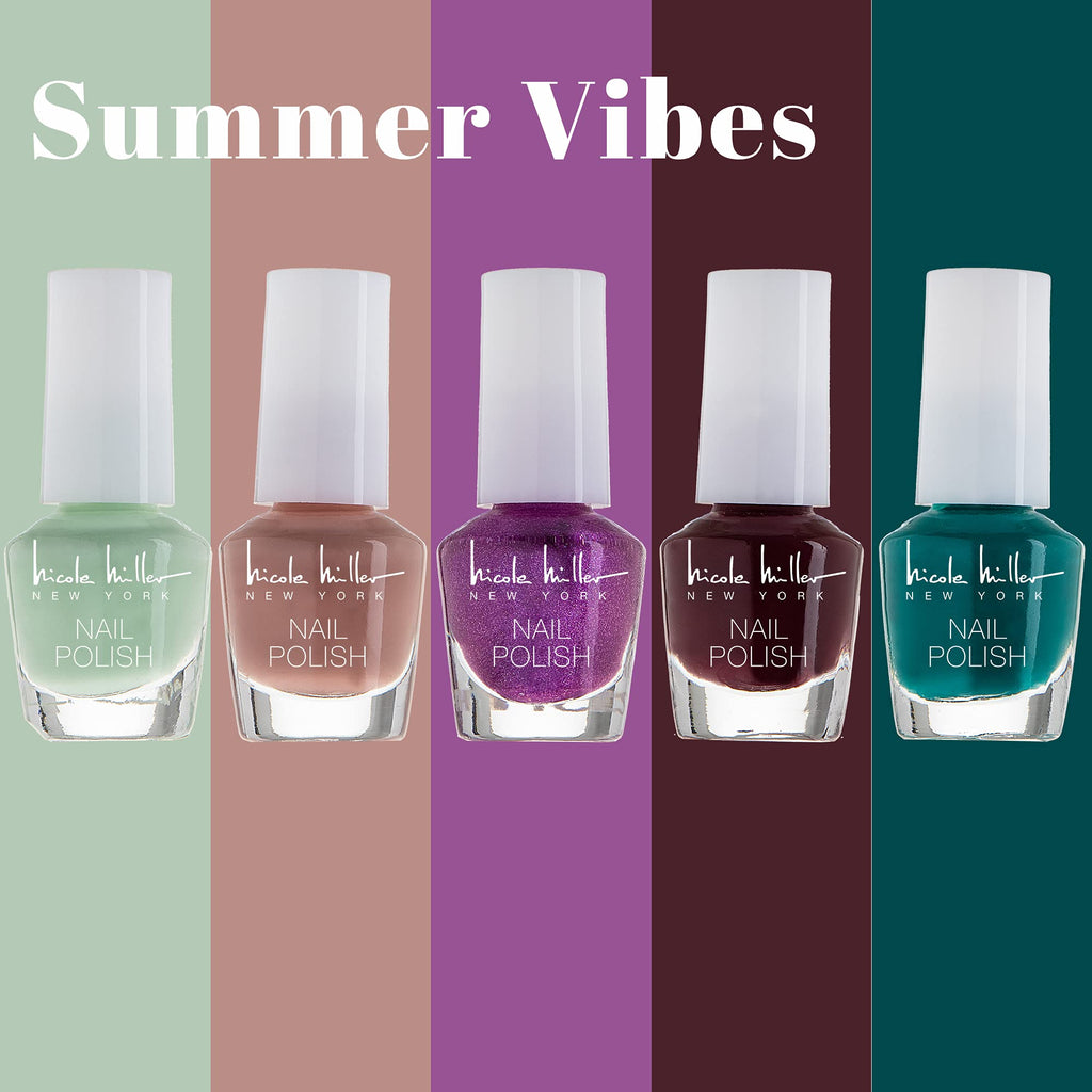 Nicole Miller New York Mini Nail Polish Set — 30 Glossy Shades, 4.5 ml Each