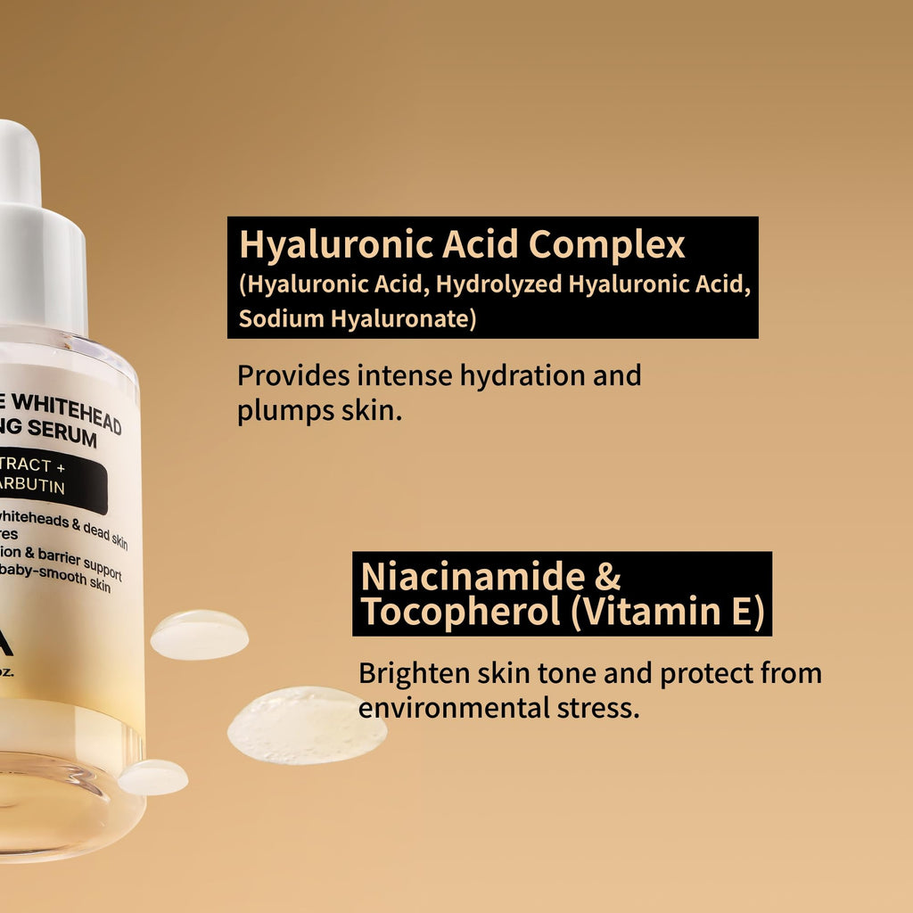 NIDA White Rice Whitehead Exfoliating Serum | 1.69 fl oz (50 ml) | All Skin Types