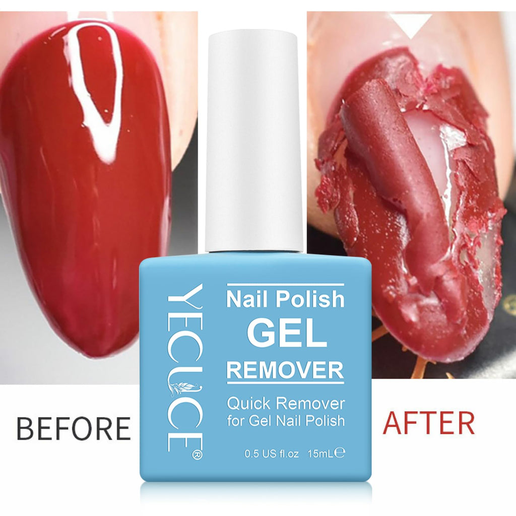 NIFEISHI Gel Polish Remover – 3pcs, No Foil, Quick 3-5 Minute Removal (0.5 fl oz)