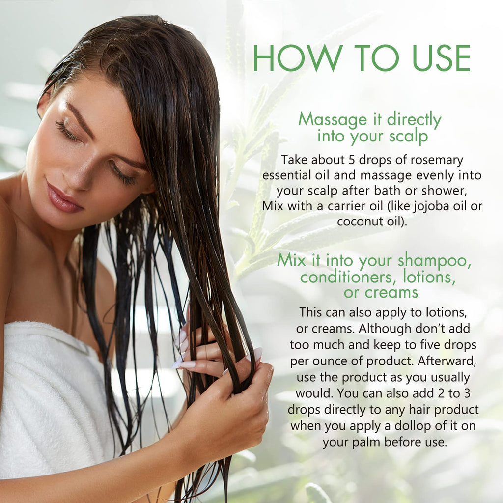 NIFEISHI Organic Rosemary Oil for Hair Growth & Strengthening - 60ml