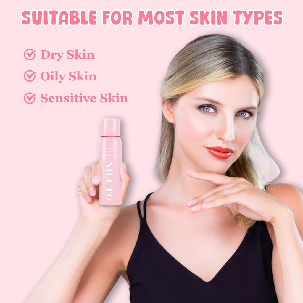 NILUTO 2-Pack Hair Identifier Spray for Face Shaving & Skin Care