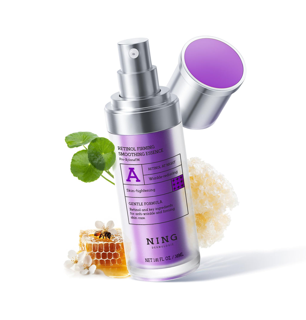NING DERMOLOGIE Retinol Serum 300PPM with Peptides – Firming & Anti-Aging for Face