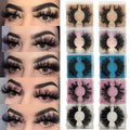 Ninglash 25mm Mink Eyelashes – 10 Pack, Dramatic 3D Full-Strip, Cruelty-Free Bulk