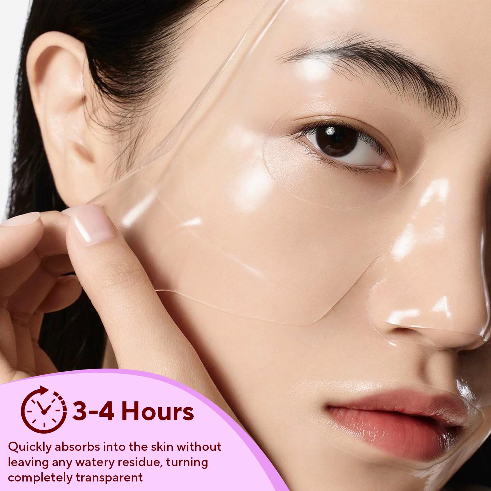 Nityrliv Collagen Face Mask | 4-Pack Bio-Collagen Overnight Hydrating Sheet Mask for All Skin Types