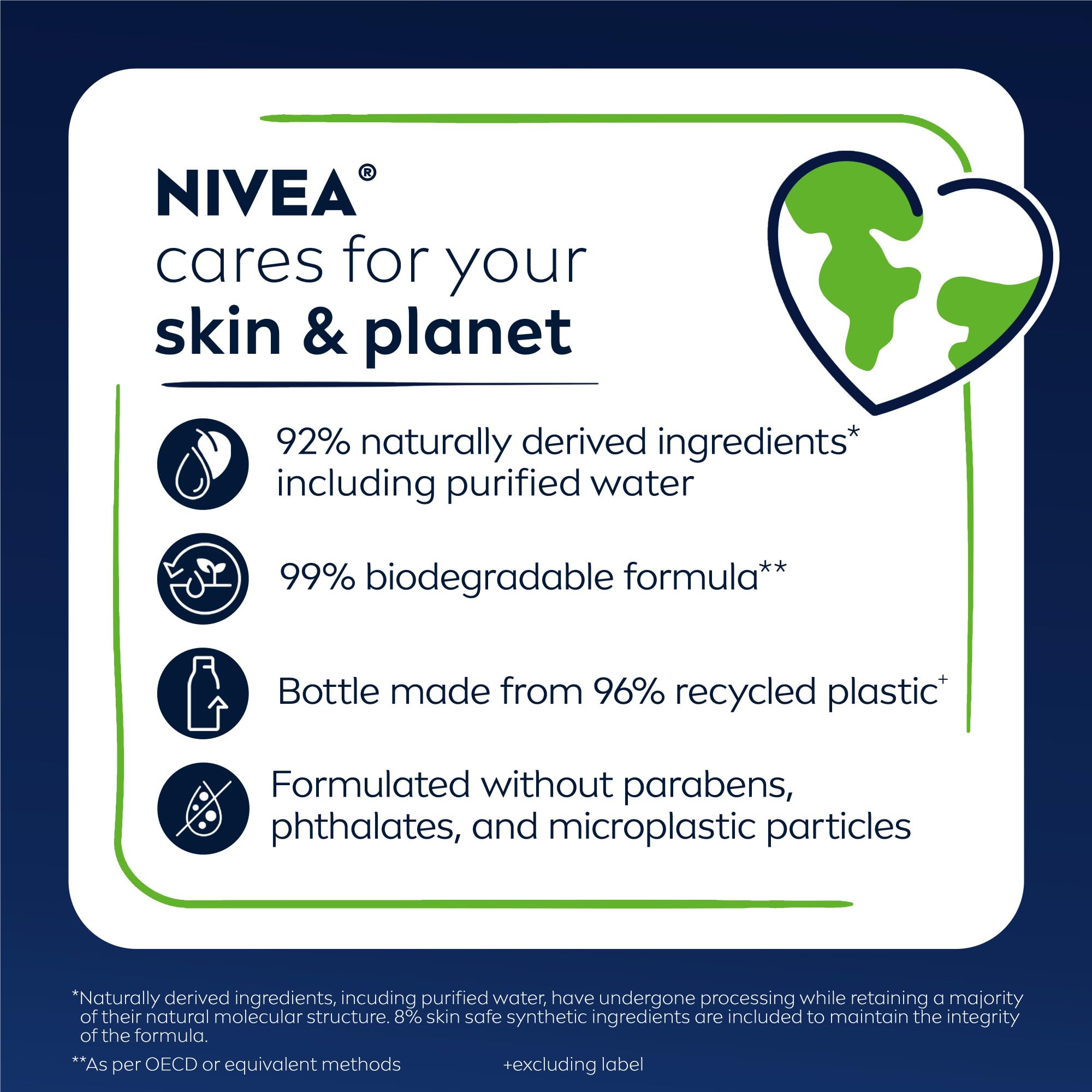 NIVEA MEN Relax 3-in-1 Body Wash – Lavender & Sandalwood, Vegan, pH-Friendly, 3 x 16.9 oz
