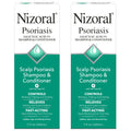Nizoral Psoriasis Shampoo & Conditioner – Maximum Strength Scalp Treatment, 2 x 11 oz