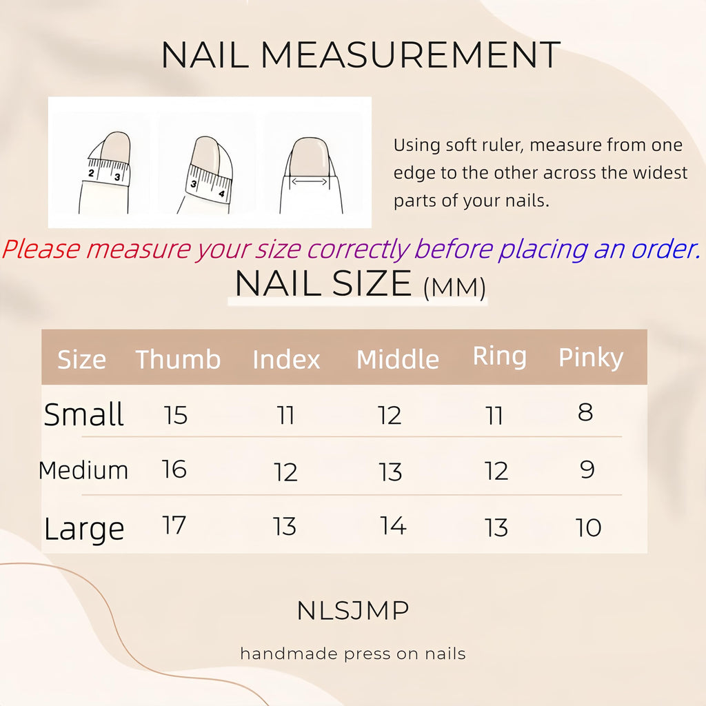 NLSJMP Handmade Short Square Press-On Nails – Luxury 10pc Purple Kit, Size S