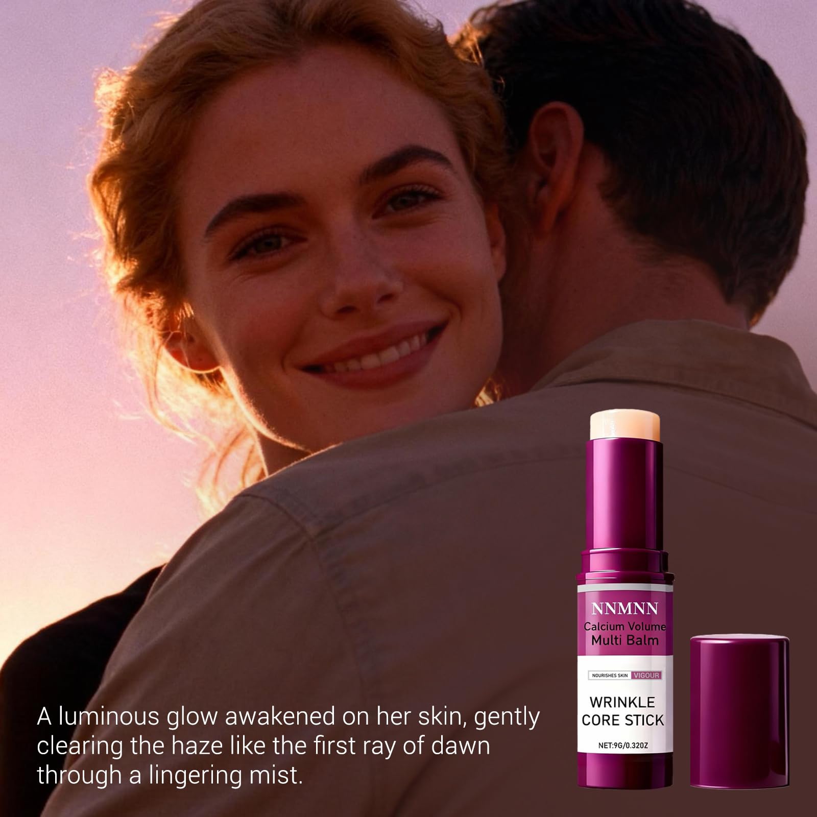 nnmnn Calcium Volume Multi Balm Stick – Hydration, Smoothing & Firming for Face, Eyes & Neck