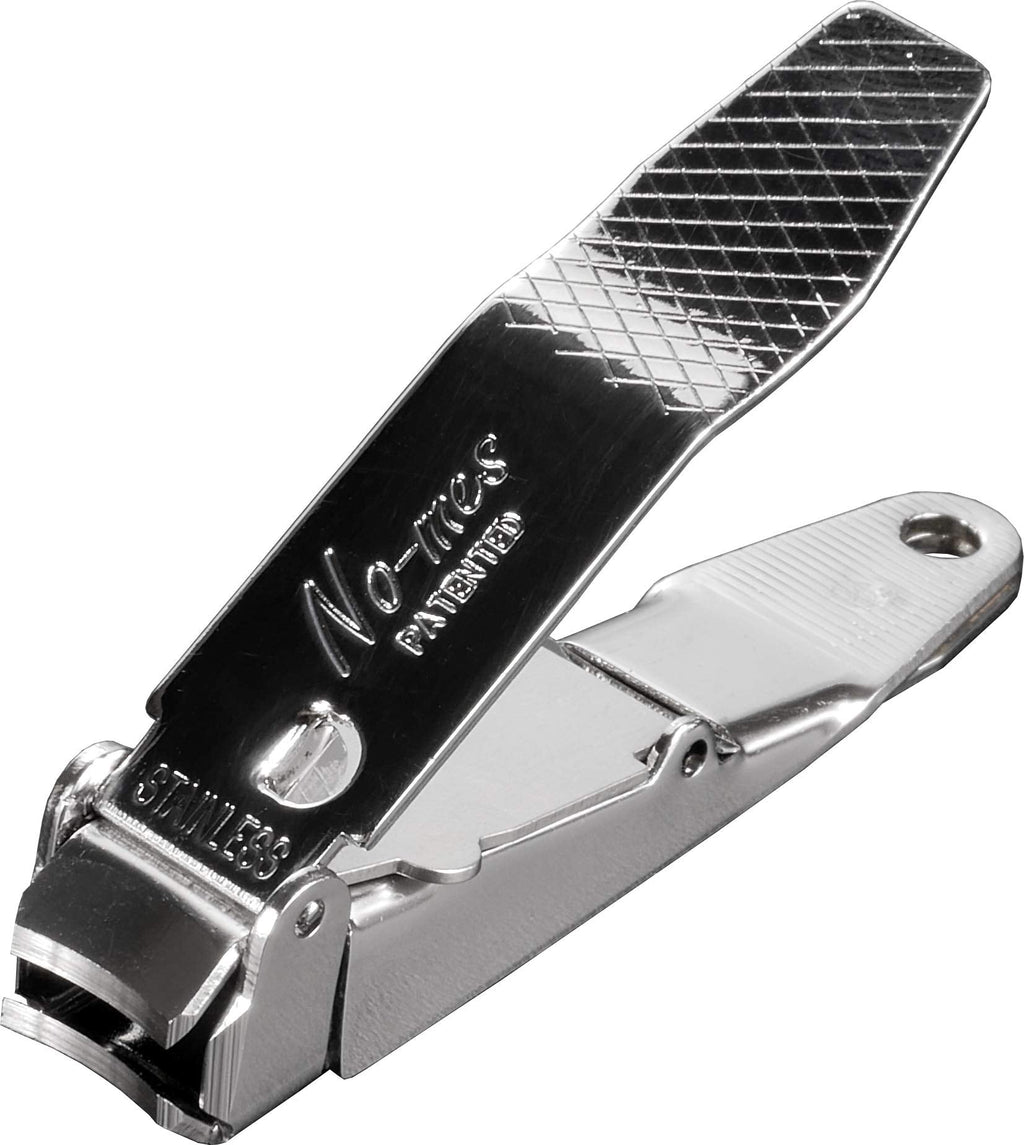 No-mes Fingernail Clipper – Catches Clippings, Built-in Nail File, Made in USA