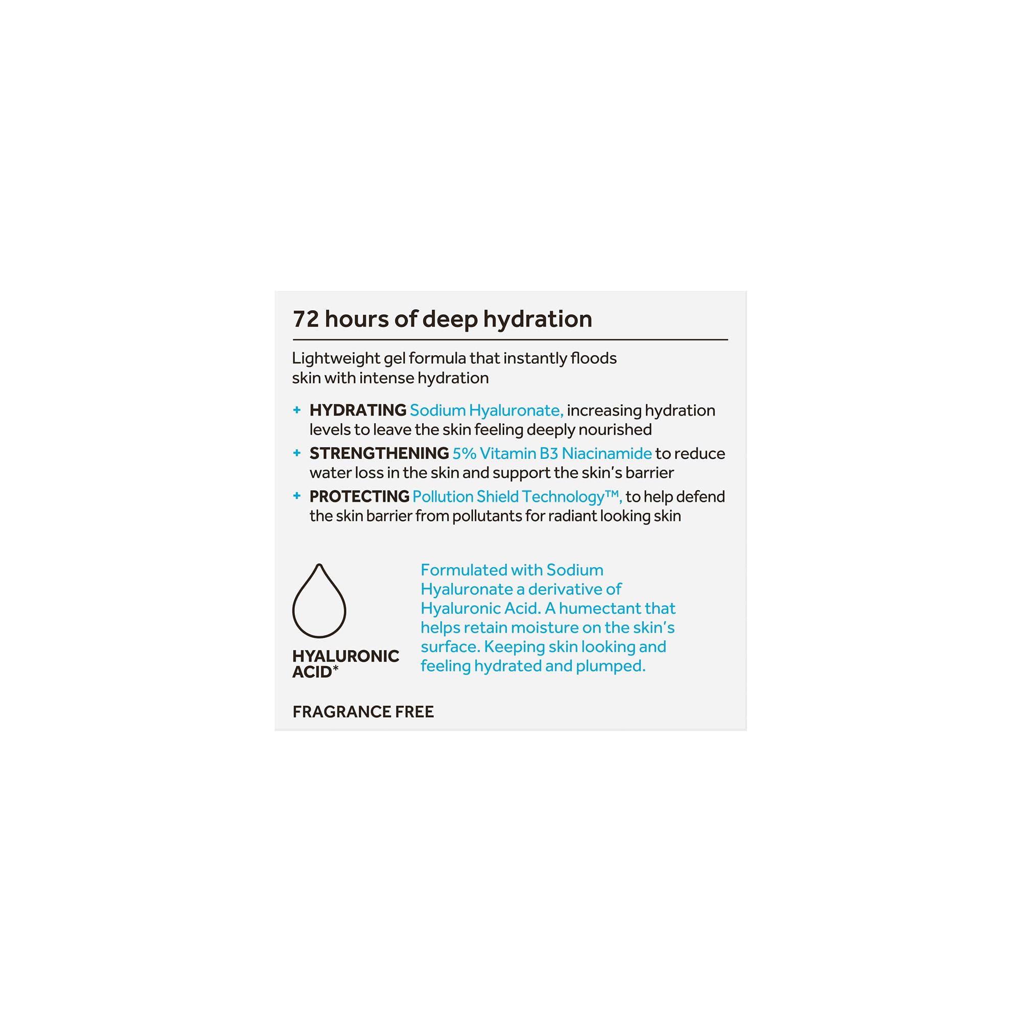 No7 HydraLuminous+ Hydrating Day Gel – 72-Hour Hydration with Hyaluronic Acid & Niacinamide