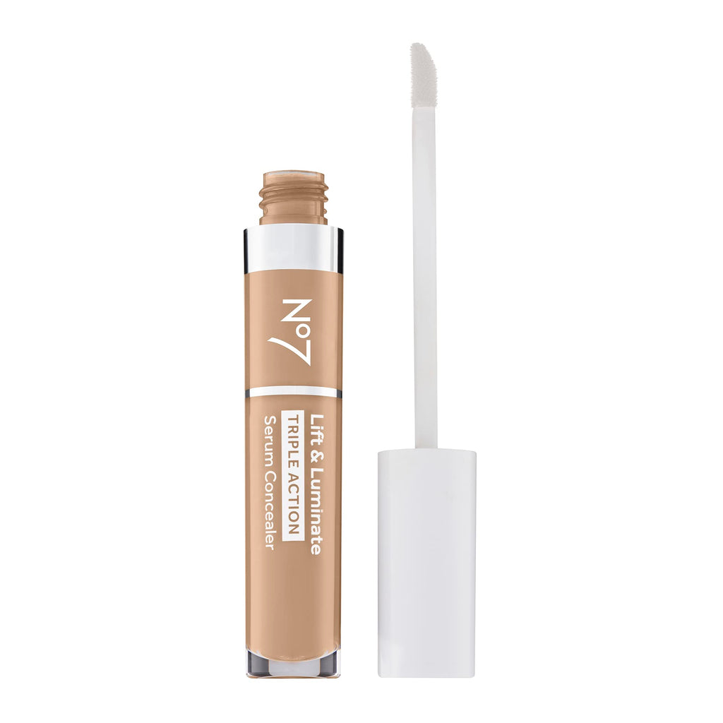 No7 Lift & Luminate Triple Action Concealer – Light/Medium, Brightening, Medium-to-Full Coverage (8ml)