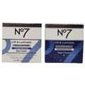 No.7 Lift & Luminate Day & Night Cream Bundle — Fragrance Free, SPF 30, 1.69 fl oz Each