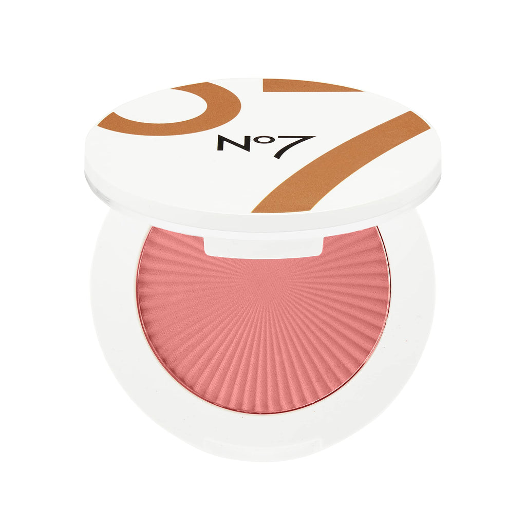 No7 Matte Powder Blush – Pomegranate | Loose Blush Powder with Vitamin E (3g)
