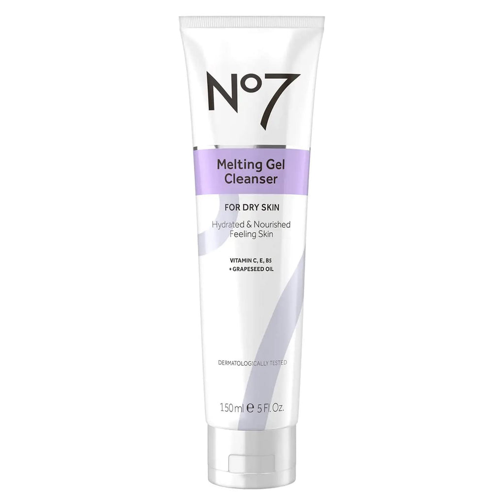 No7 Melting Gel Cleanser – Hydrating Makeup Remover Balm with Vitamin C & E (150 ml)