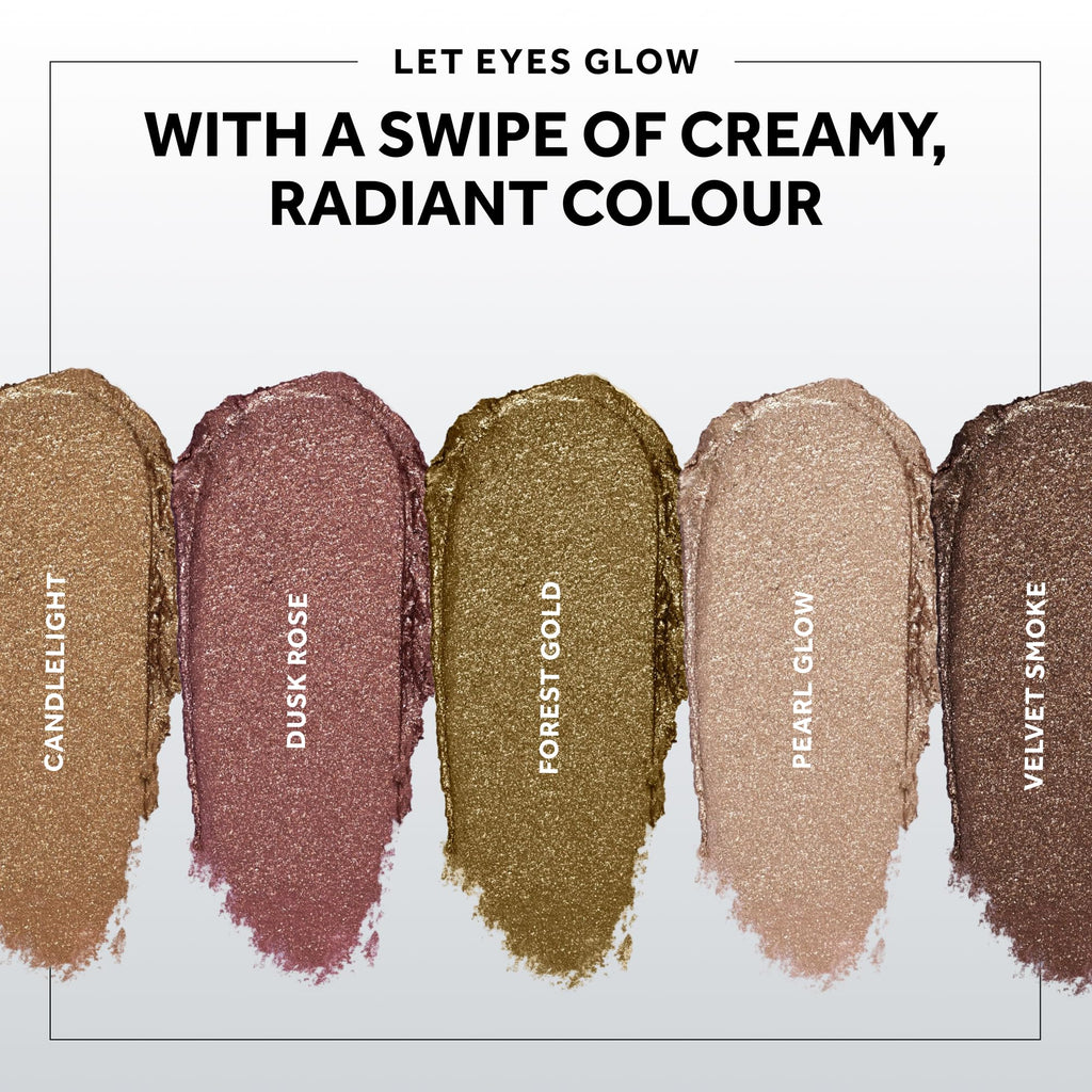 No7 Pro Artist Gilded Glimmer Cream Eyeshadow - Buildable Shimmer, One-Swipe Color, Velvet Smoke (3.4g)