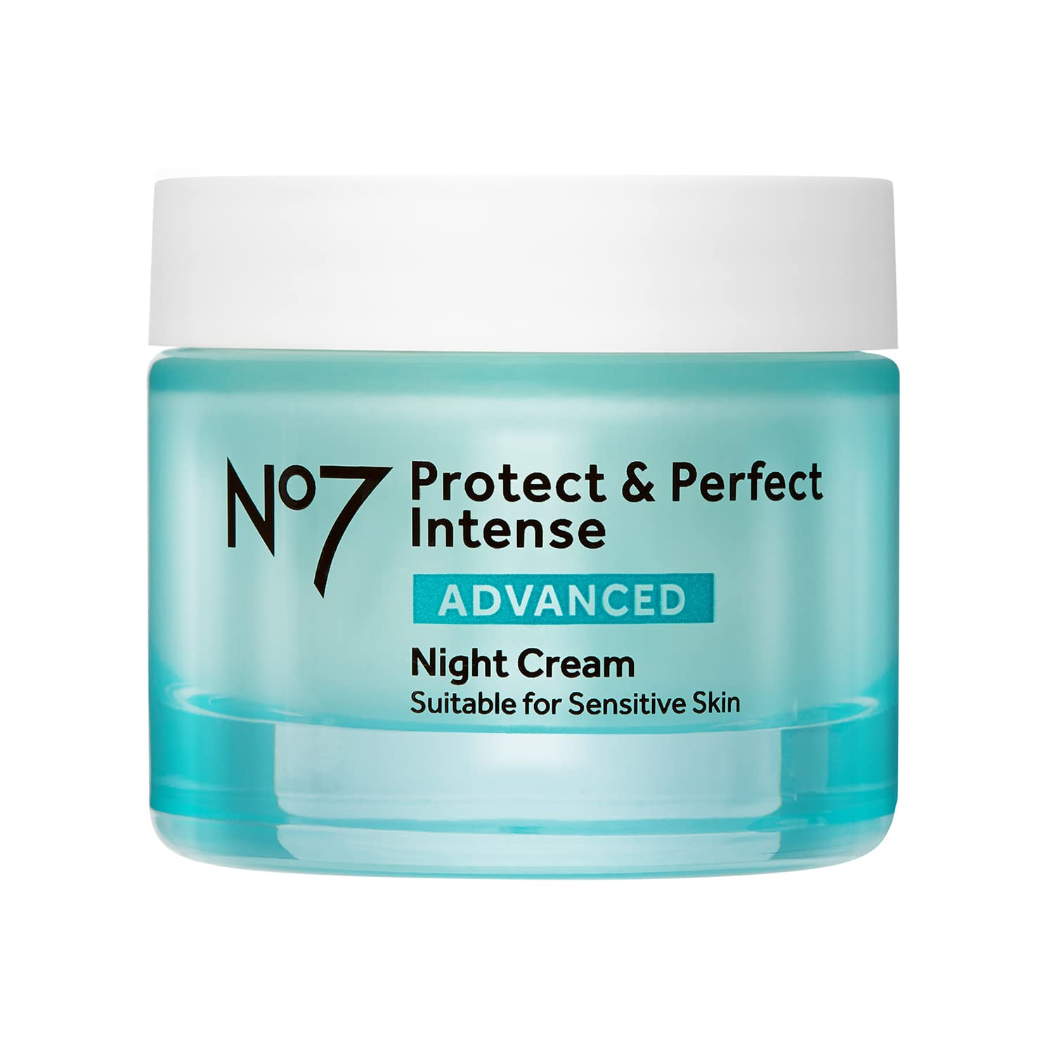 No7 Protect & Perfect Intense Advanced Night Cream – Vitamin E, Shea Butter & Collagen Peptide Technology (1.69 fl oz)