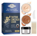 NOBA Tattoo Cover Up Makeup Waterproof – 2-Color Concealer for Tattoos, Scars & Blemishes