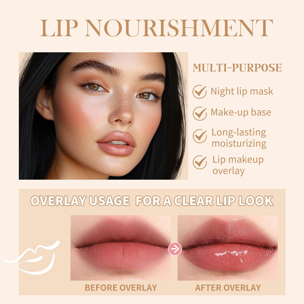 Nobeka Lip Butter Balm Kit – Hydrating Tinted Lip Balm Set with Shea Butter & Avocado Oil