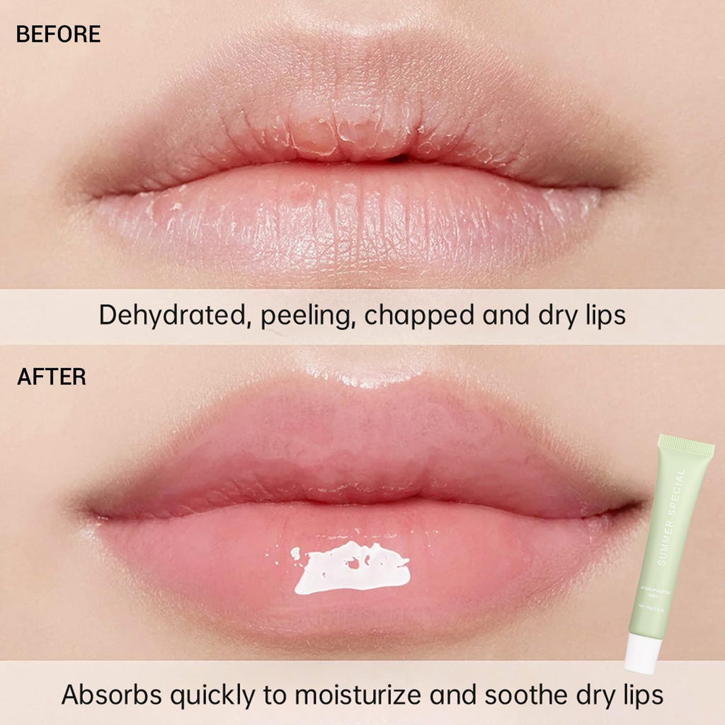 Nobeka Lip Butter Balm Kit – Hydrating Tinted Lip Balm Set with Shea Butter & Avocado Oil