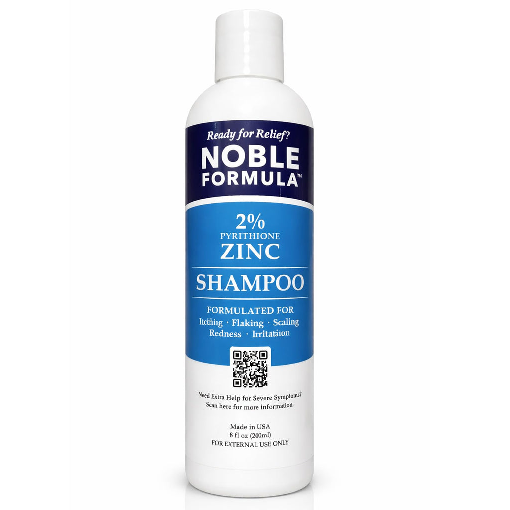 Noble Formula Shampoo with 2% Pyrithione Zinc (ZnP), 8 oz